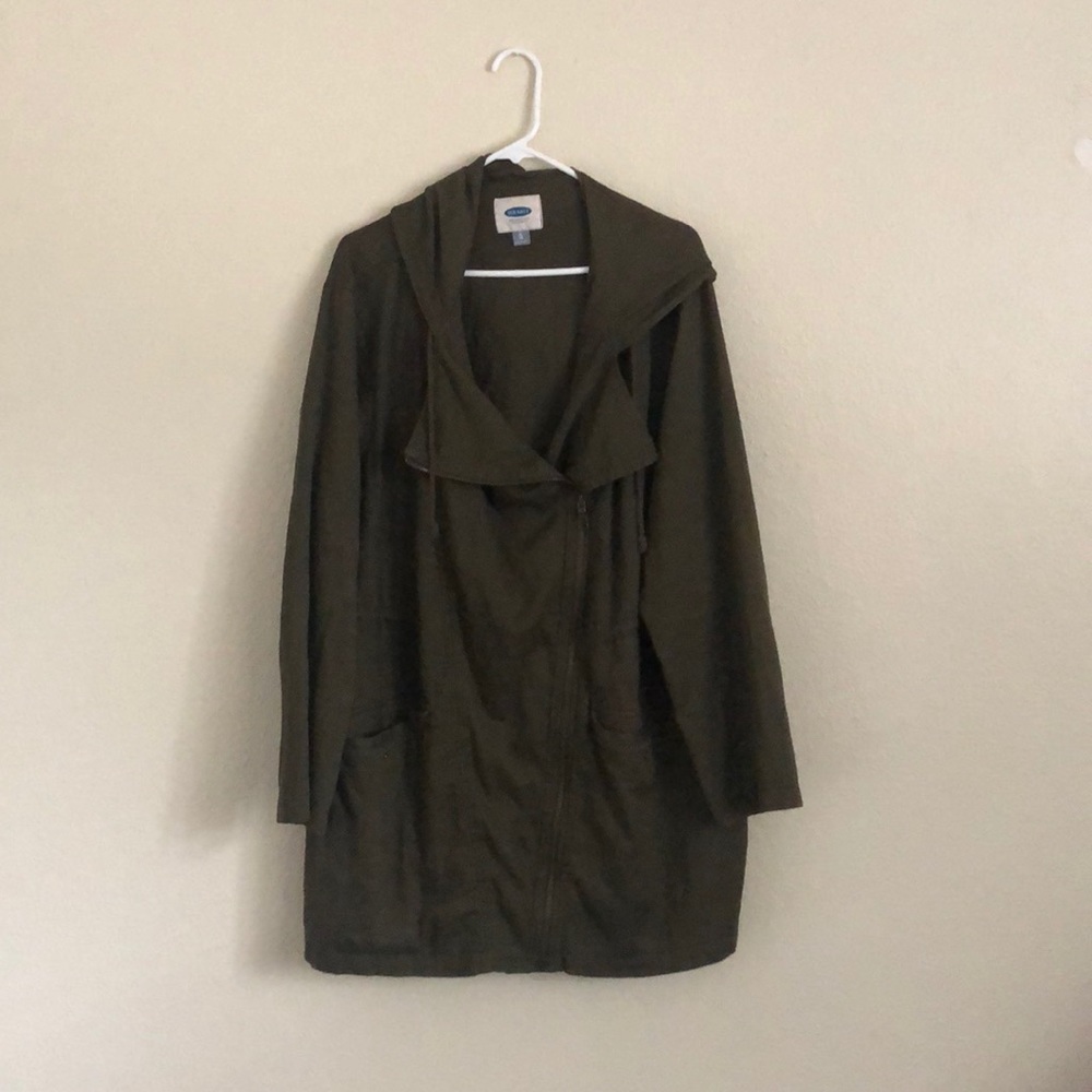 Old Navy Olive Green Light Trench Coat